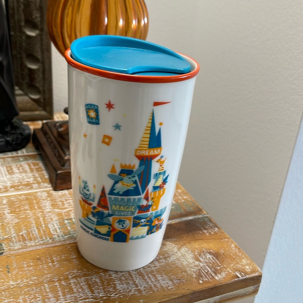 Disney Parks & Starbucks Magic Kingdom Magic Lives Ceramic Mug/Tumbler